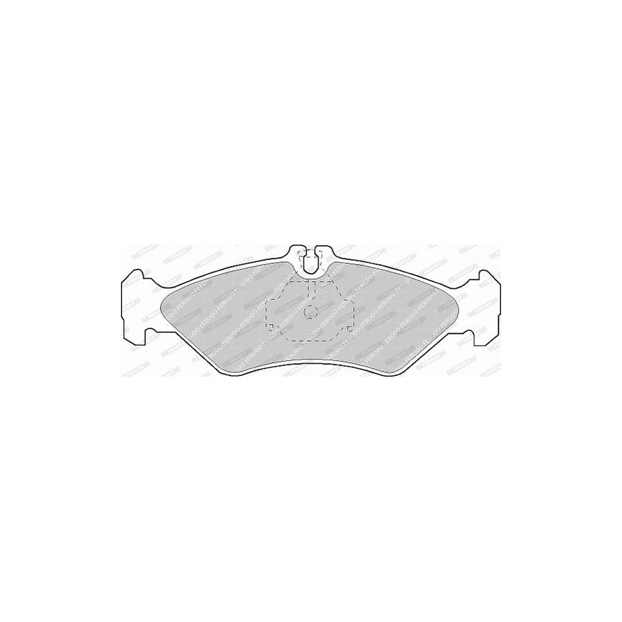 Ferodo Premier Eco Friction Fvr1039 Brake Pad Set Prepared For Wear Indicator With Piston Clip Without Accessories