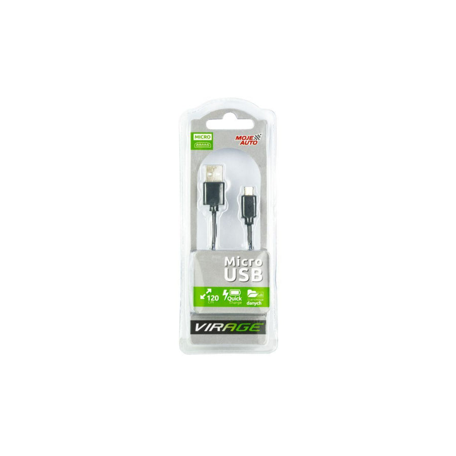 VIRAGE 93-102 USB charge cable Black, Blister Pack