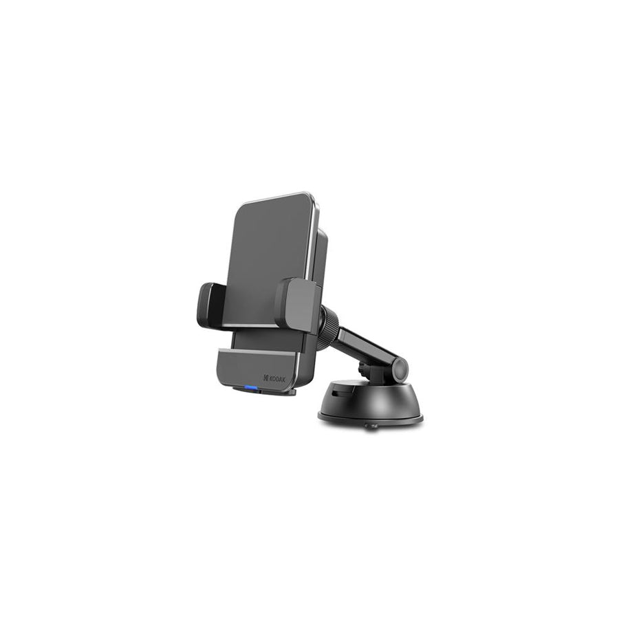 KODAK KODUC103 Car phone holder with ball joint, with wireless charger, windscreen, with USB cable, universal 360?
