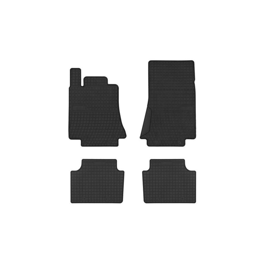 FROGUM Tailored 401730 Floor mat set for ALFA ROMEO Giulia Saloon (952) Elastomer, Front and Rear, Quantity: 4, Black, (LHD)