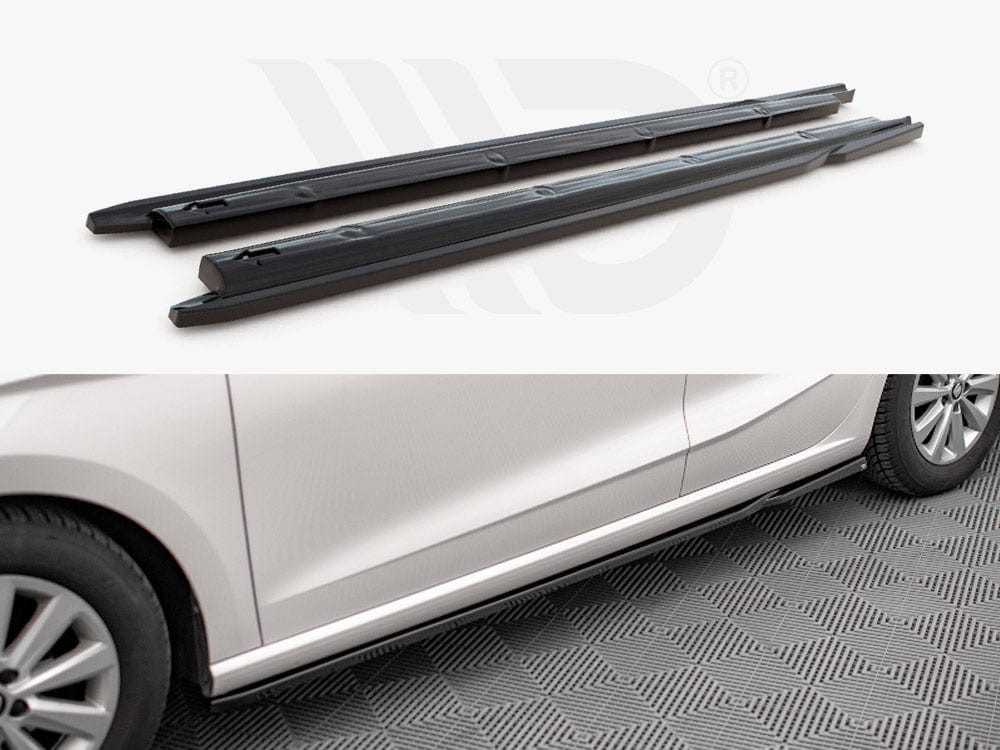 Maxton Design SE-IB-5-SD2T Side Skirts Diffusers V.2 Seat Ibiza MK5 (2017-2021) | Duco Car Parts UK Car Parts