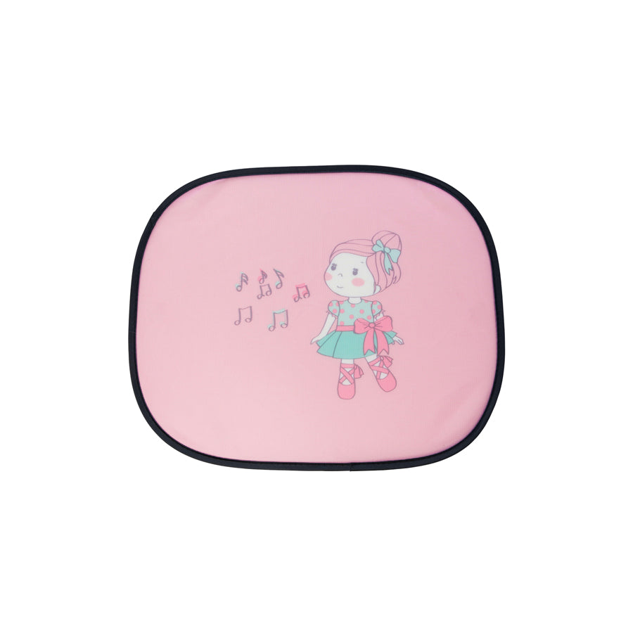 WALSER 30255 Car sun shade Light pink, Multi-coloured, Quantity: 2
