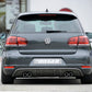 Rieger 00099139 VW Mk6 Golf GTD Rear Diffuser for Twin Tailpipe Left & Right - Carbon-Look