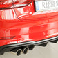 Rieger 00056826 Audi 8V A3 Rear Diffuser for Sport Tailpipe Left & Right -  Matte Black