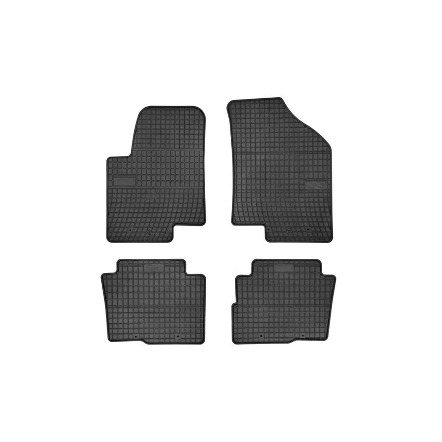 FROGUM Tailored 0429 Floor mat set for KIA Soul I (AM) Elastomer, Front and Rear, Quantity: 4, Black, (LHD)
