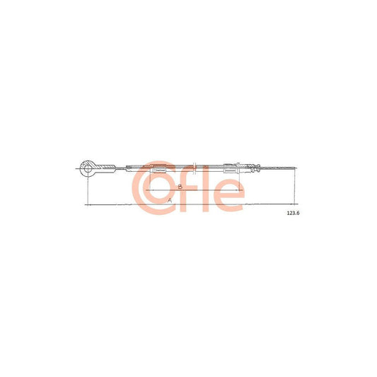 COFLE 123.6 Throttle Cable | Duco Car Parts UK Car Parts
