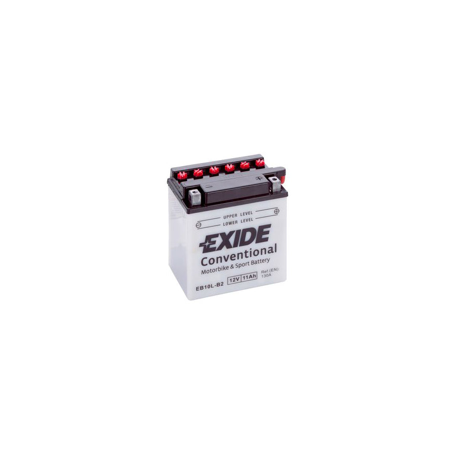 Exide EB10L-B2 12V Conventional Motorcycle Battery | Duco Car Parts UK Car Parts