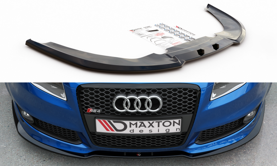 Maxton Design AU-RS4-B7-FD2T Front Splitter V.2 Audi RS4 B7 | Duco Car Parts UK Car Parts