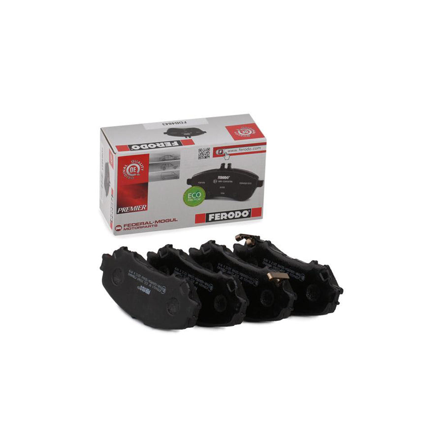 Ferodo Premier Eco Friction Fdb4843 Brake Pad Set With Acoustic Wear Warning Without Accessories