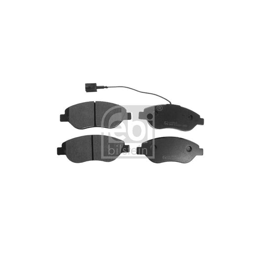 Febi Bilstein 116012 Brake Pad Set Front Axle Incl Wear Warning Contact With Bolts Screws