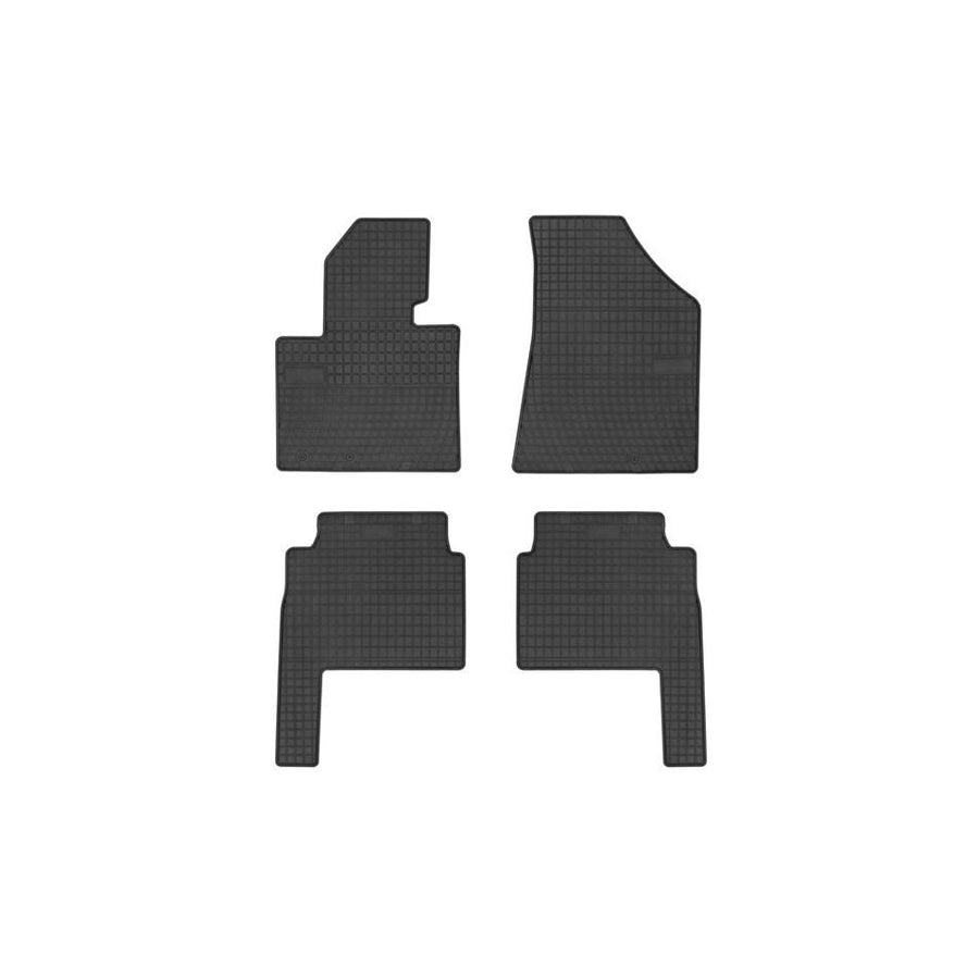 FROGUM Tailored 0432 Floor mat set for KIA Sorento II (XM) Elastomer, Front and Rear, Quantity: 4, Black, (LHD)