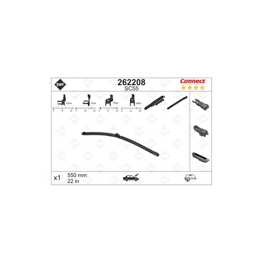 Swf Alternative Connect 262208 Wiper Blade | Duco Car Parts UK Car Parts