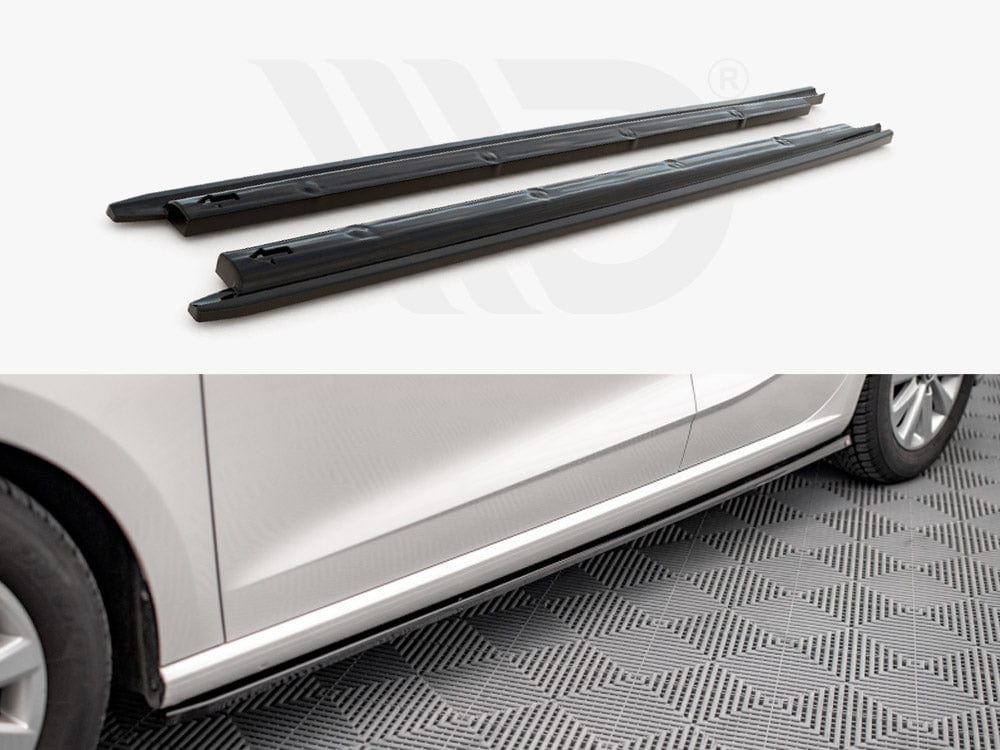 Maxton Design SE-IB-5-SD1T Side Skirts Diffusers V.1 Seat Ibiza MK5 (2017-2021) | Duco Car Parts UK Car Parts