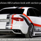 Rieger 00099137 Audi B8 B81 Rear Diffuser (A4 & S4) - Carbon-Look