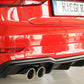 Rieger 00056826 Audi 8V A3 Rear Diffuser for Sport Tailpipe Left & Right -  Matte Black