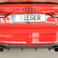 Rieger 00056826 Audi 8V A3 Rear Diffuser for Sport Tailpipe Left & Right -  Matte Black