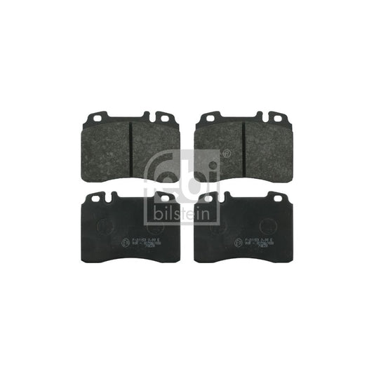 Febi Bilstein 16247 Brake Pad Set Front Axle Prepared For Wear Indicator