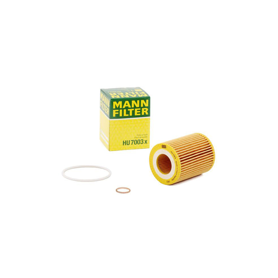 MANN-FILTER HU 7003 x Oil Filter with seal, Filter Insert