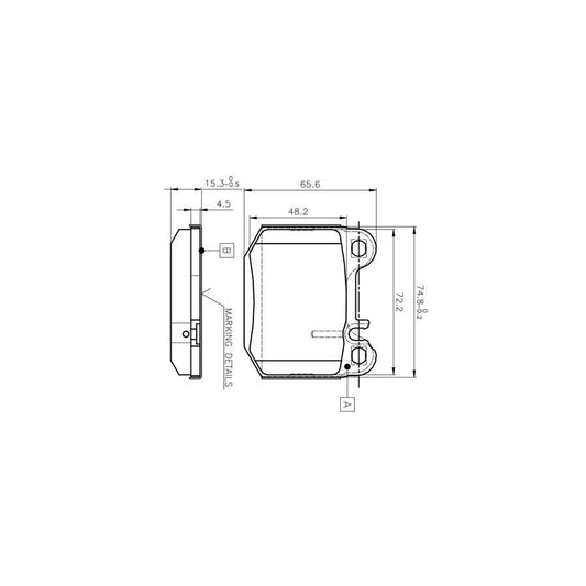 Bosch 0986Tb2053 Brake Pad Set Suitable For Mercedes Benz Ml Class W163 Excl Wear Warning Contact