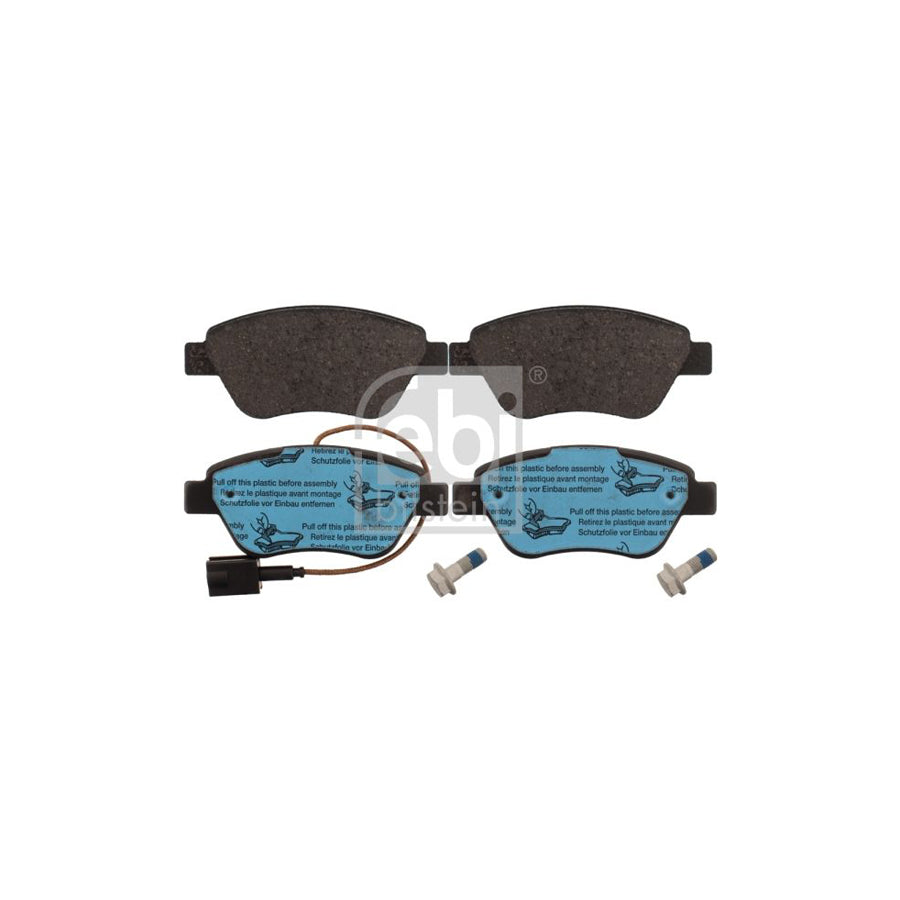 Febi Bilstein 116055 Brake Pad Set For Fiat 500 C Convertible 312 Front Axle With Bolts Screws