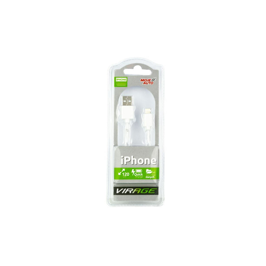 VIRAGE 93-104 USB charge cable White, Blister Pack