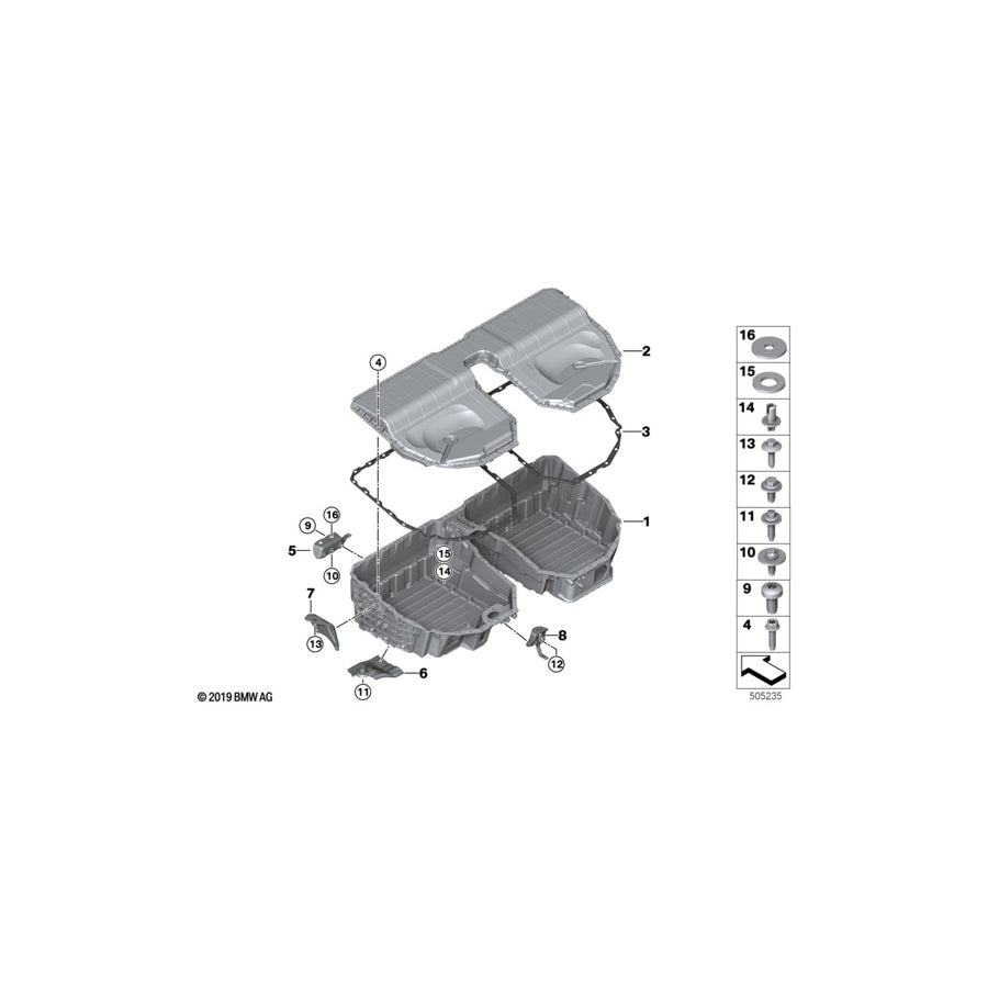 Genuine BMW 61258624559 G30 G20 G01 Angle Bracket, Front Right (Inc. 530eX, 330e & X3 30eX) | Duco Car Parts UK Car Parts