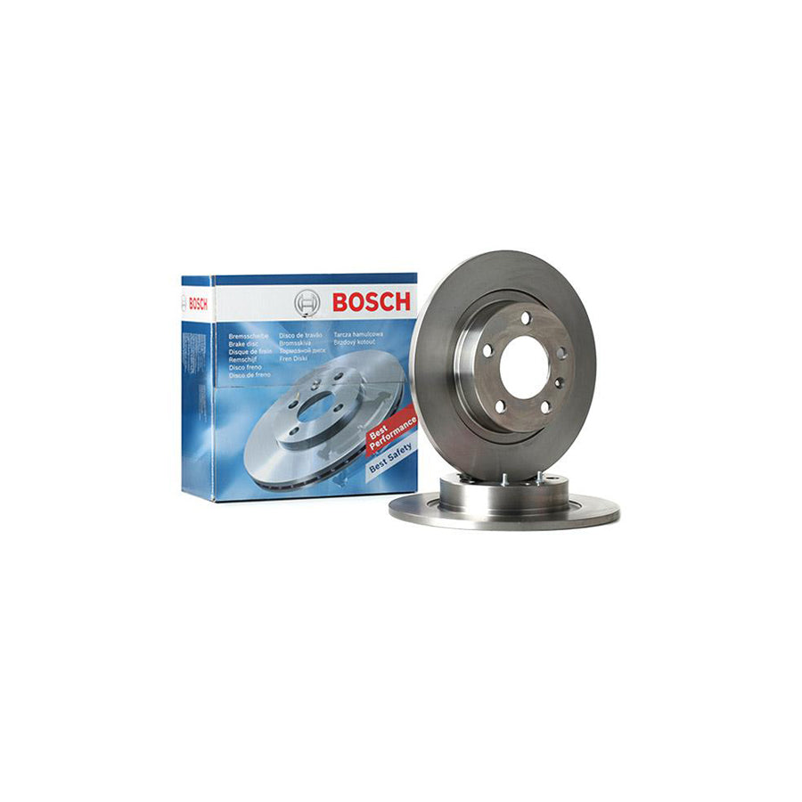 BOSCH 0 986 479 715 Brake Disc Solid Oiled with bolts screws