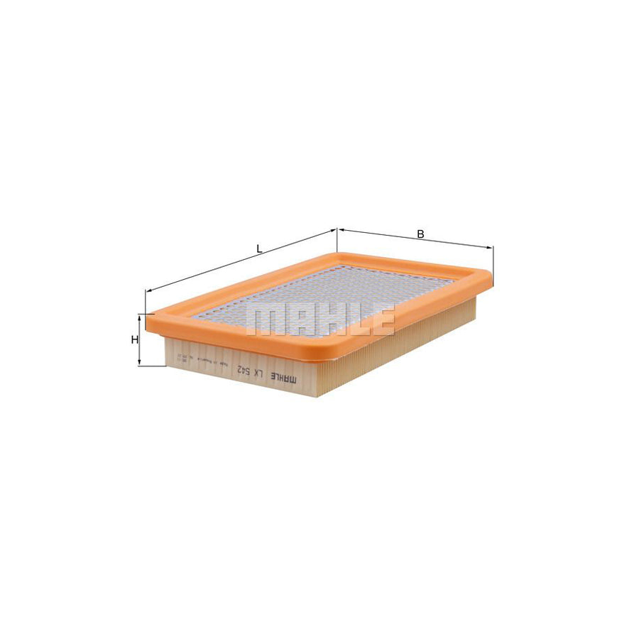 MAHLE ORIGINAL LX 542 Air Filter Filter Insert