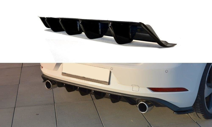 Maxton Design VW-GO-7F-GTI-RS2T Rear Valance Volkswagen Golf GTI MK7.5 | Duco Car Parts UK Car Parts