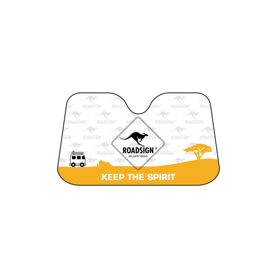 ROADSIGN 009792 Car sun shade Aluminium, PVC