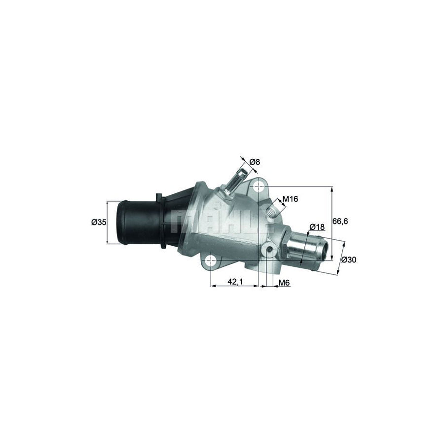 MAHLE ORIGINAL TI 138 88 Engine thermostat Opening Temperature: 88°C, without gasket / seal
