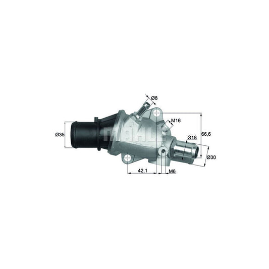 MAHLE ORIGINAL TI 138 88 Engine thermostat Opening Temperature: 88°C, without gasket / seal
