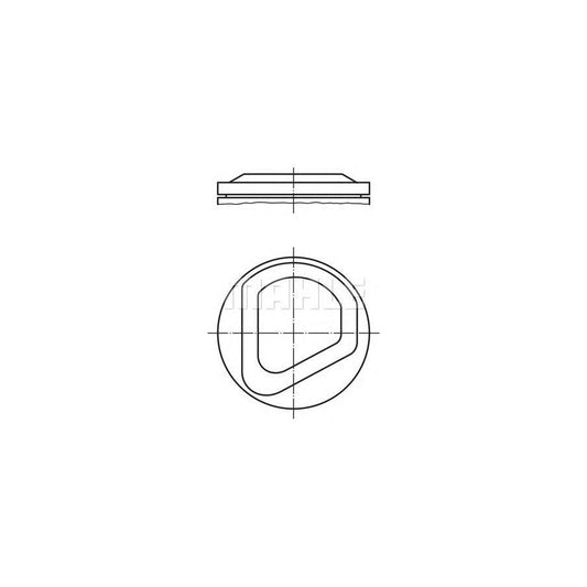 MAHLE ORIGINAL 082 52 00 Piston for BMW 5 Series 89 mm, with piston rings