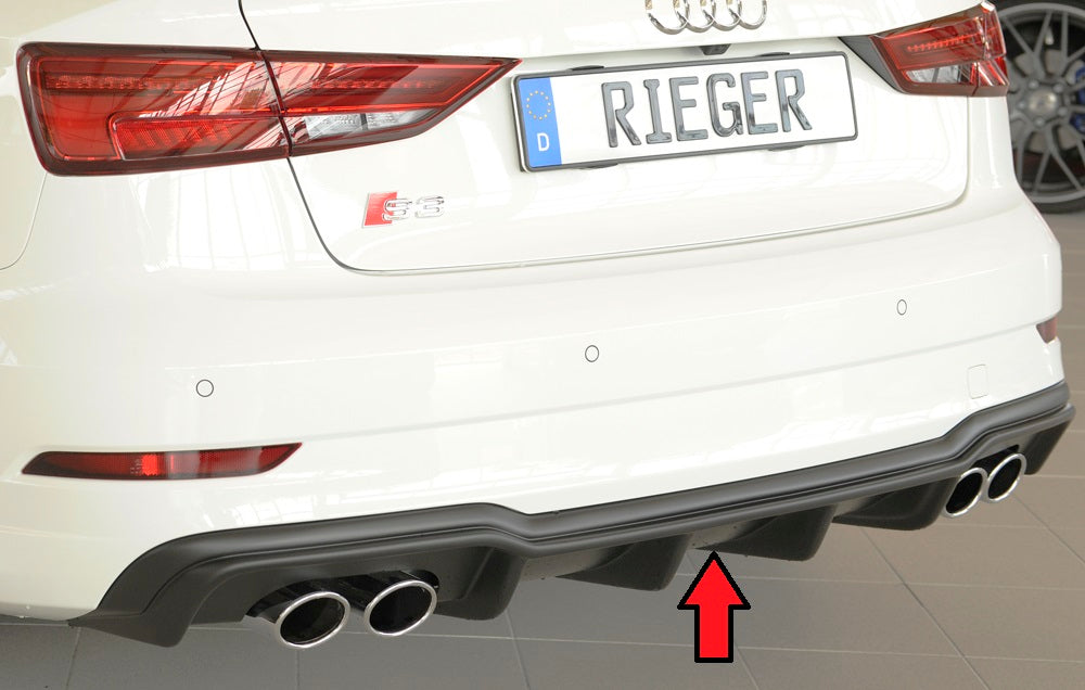 Rieger 00056825 Audi 8V S3 Rear Diffuser