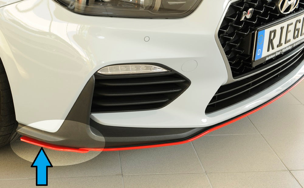 Rieger 00076006 Hyundai Right Front Splitter (i30 N-Performance & i30 N)