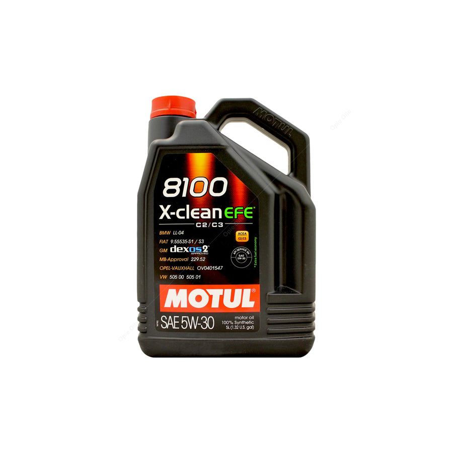Motul 8100 X-Clean EFE 5w-30 Fully Synthetic Car Engine Oil 5l