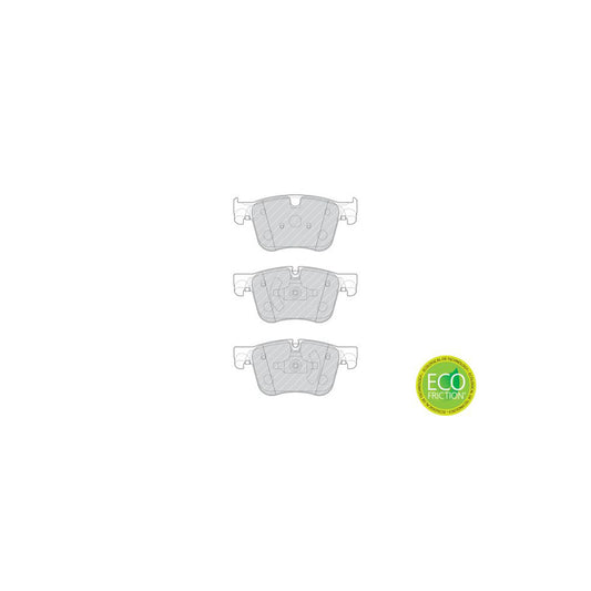 Ferodo Fdb4765 Brake Pad Set Premier Eco Friction Prepared For Wear Indicator With Piston Clip Without Accessories