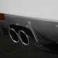 Rieger 00099875 Audi 8X A1 Rear Diffuser for Original Twin Tailpipe Left - Carbon-Look