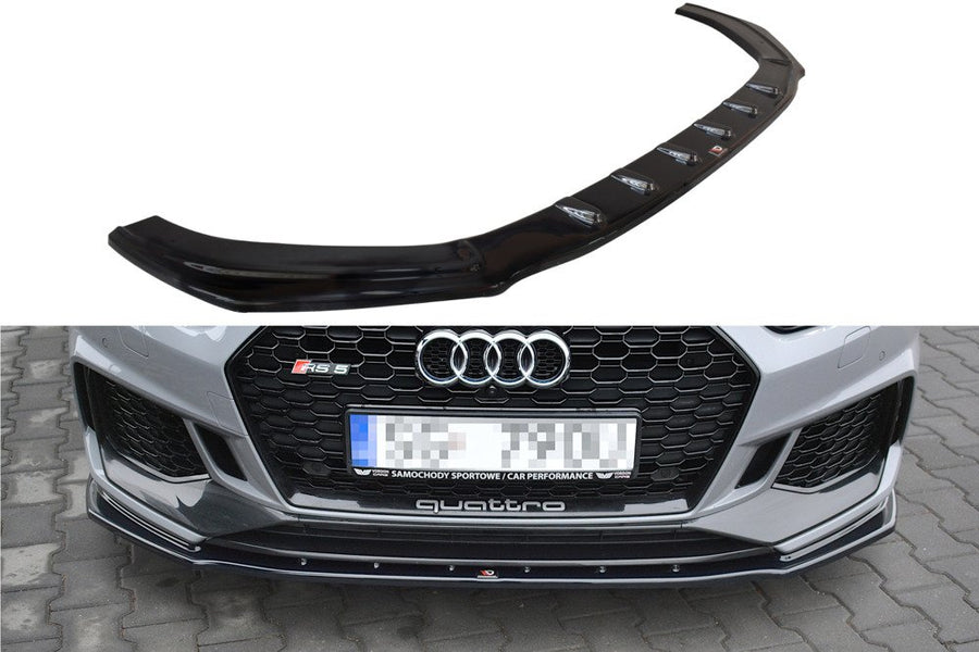 Maxton Design AU-RS5-2-FD1T Front Splitter V.1 Audi RS5 F5 Coupe / Sportback | Duco Car Parts UK Car Parts