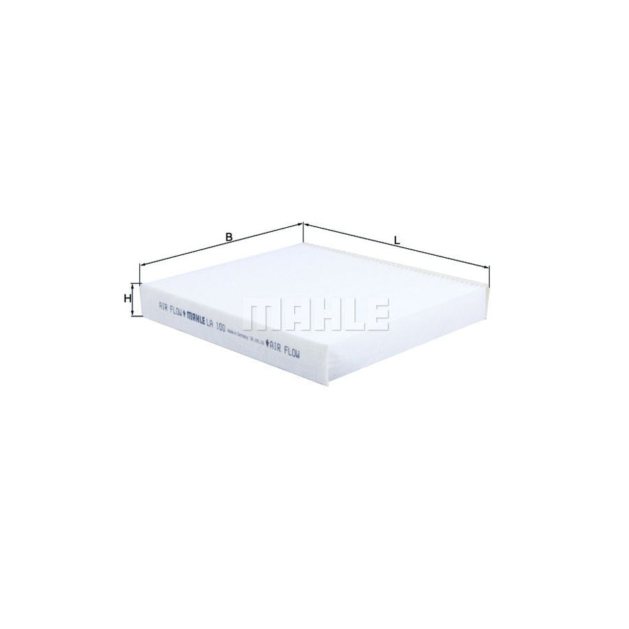 MAHLE ORIGINAL LA 100 Pollen filter Particulate Filter