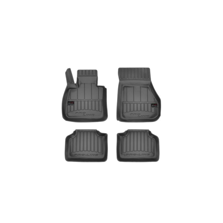 FROGUM 3D407909 Floor mat set for BMW 2 Active Tourer (F45) Elastomer, Front and Rear, Quantity: 4, Black