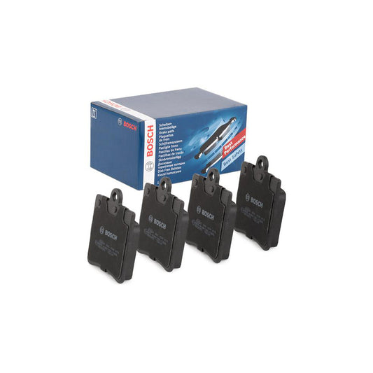 Bosch 0986494016 Brake Pad Set With Anti Squeak Plate With Mounting Manual BP260