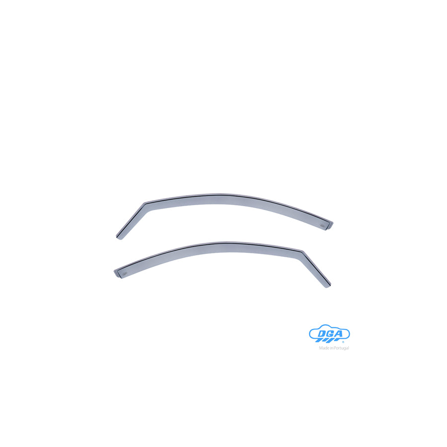 DGA 19015 Wind deflectors for PEUGEOT 206 Hatchback (2A/C) Arrow direction, Front, inner