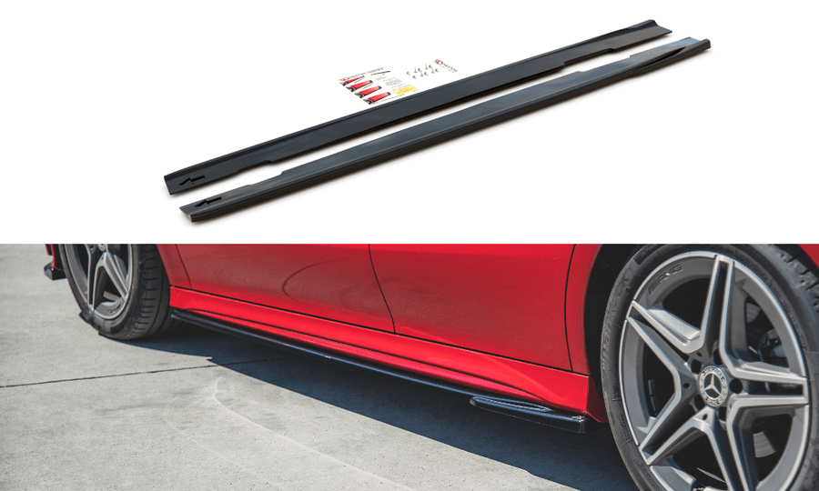 Maxton Design ME-CLA-118-AMGLINE-SD1T Side Skirts Diffusers Mercedes Benz CLA-Class C118 AMG-Line | Duco Car Parts UK Car Parts