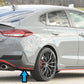 Rieger 00076008 Hyundai Right Rear Side Splitter (i30 N-Performance & i30 N)