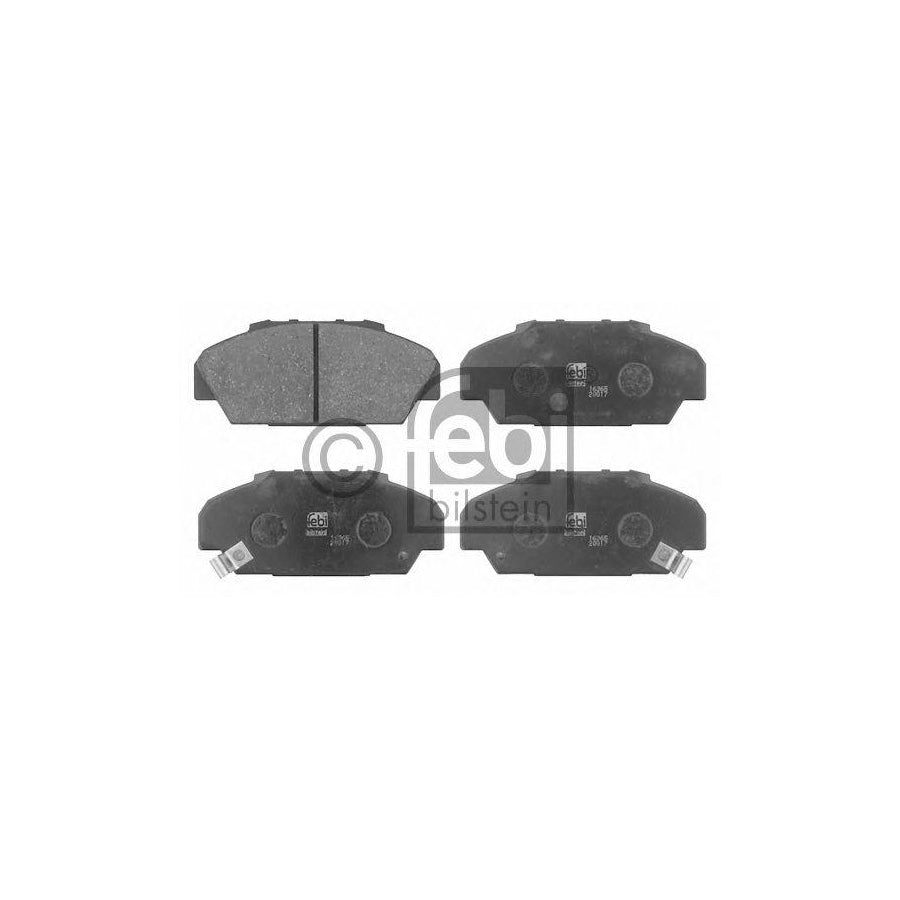 Febi Bilstein 16365 Brake Pad Set For Honda Accord Iv Saloon Cb Front Axle With Acoustic Wear Warning