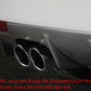 Rieger 00099874 Audi 8X A1 Rear Diffuser for Original Tailpipe Left - Carbon-Look