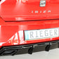 Rieger 00088166 SEAT KJ Rear Diffuser (Ibiza FR & Ibiza) - Glossy Black