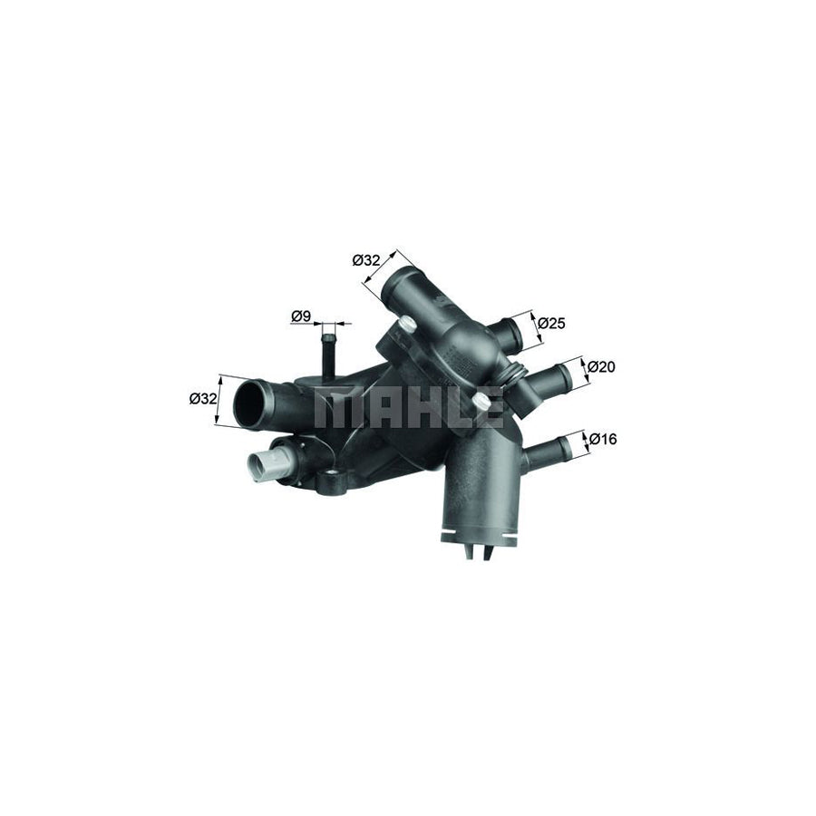 MAHLE ORIGINAL TI 186 83D Engine thermostat Opening Temperature: 83°C, with seal