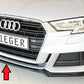 Rieger 00088169 Audi 8V Front Splitter (A3 & S3) - Glossy Black